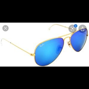 Blue Aviator Raybans